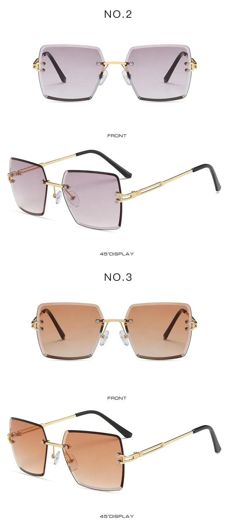 Square Cat Eye Sunglasses