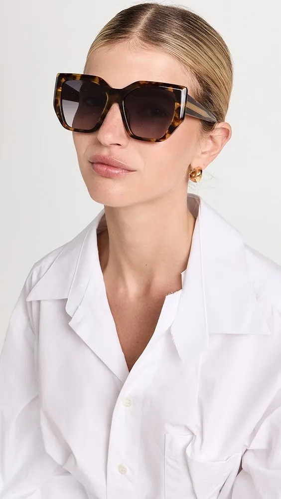 Stella McCartney Oversized Cat Eye Sunglasses