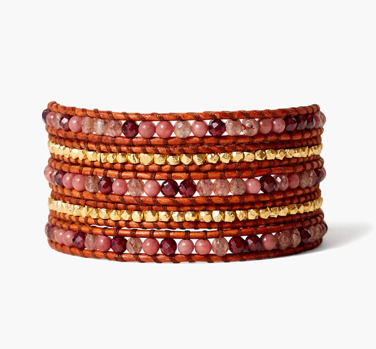 CHAN LUU STRAWBERRY QUARTZ MIX WRAP