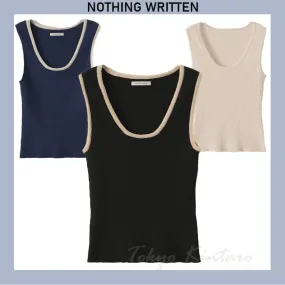 NOTHING WRITTEN Street Style Tanks & Camisoles