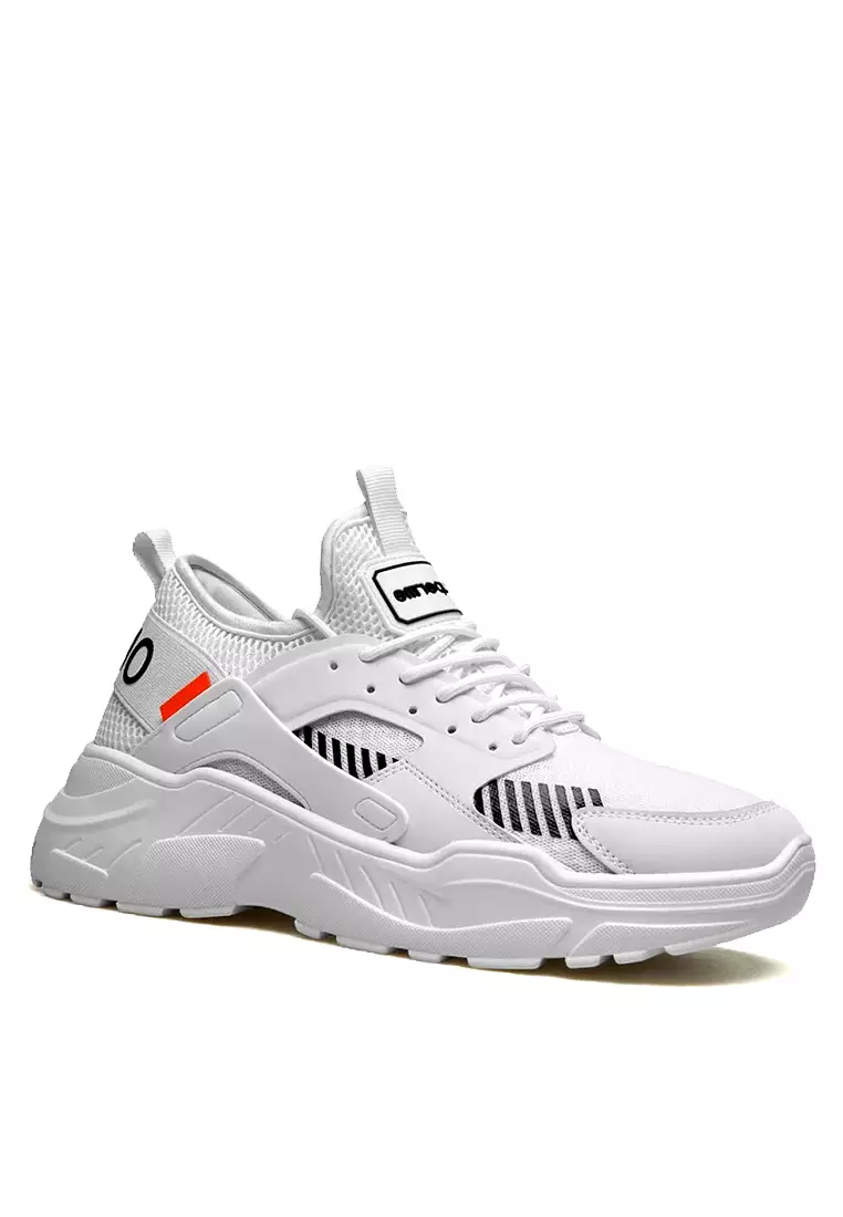 White Kenzo Mesh Sneakers