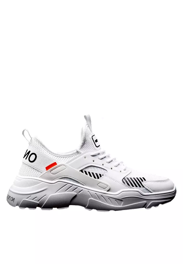 White Kenzo Mesh Sneakers