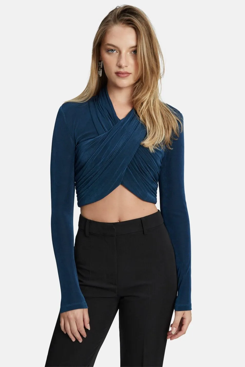 Wren Wrap Knit Top