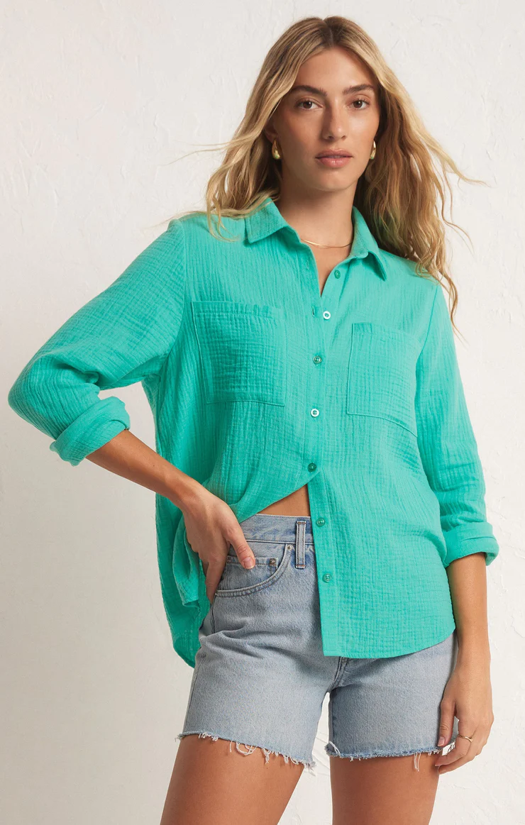 Buttoned Kaili Top