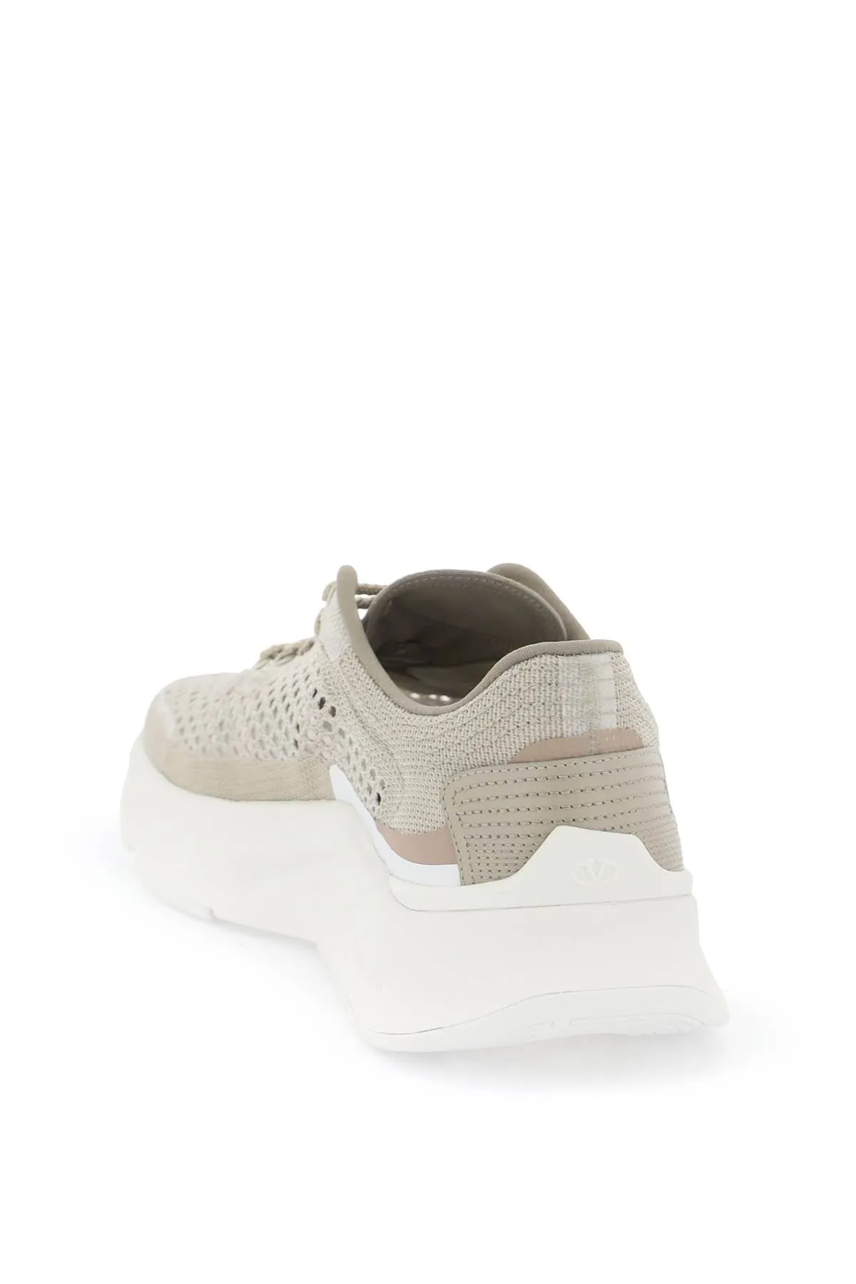 Women's True Actress Mesh Sneakers in Deep Beige, White, and Powder Colors