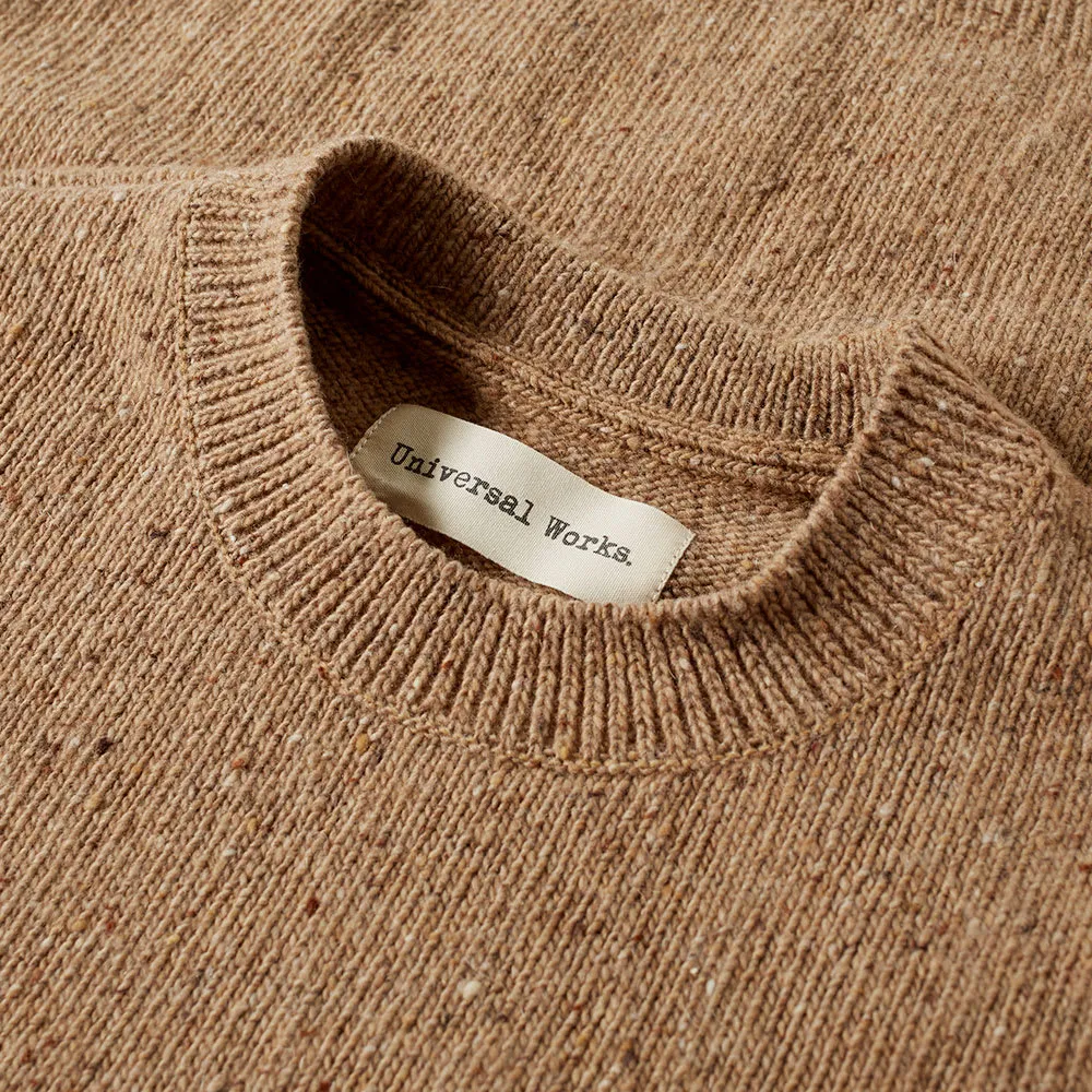 Taupe Fleck Fisherman Jumper by Universal Works