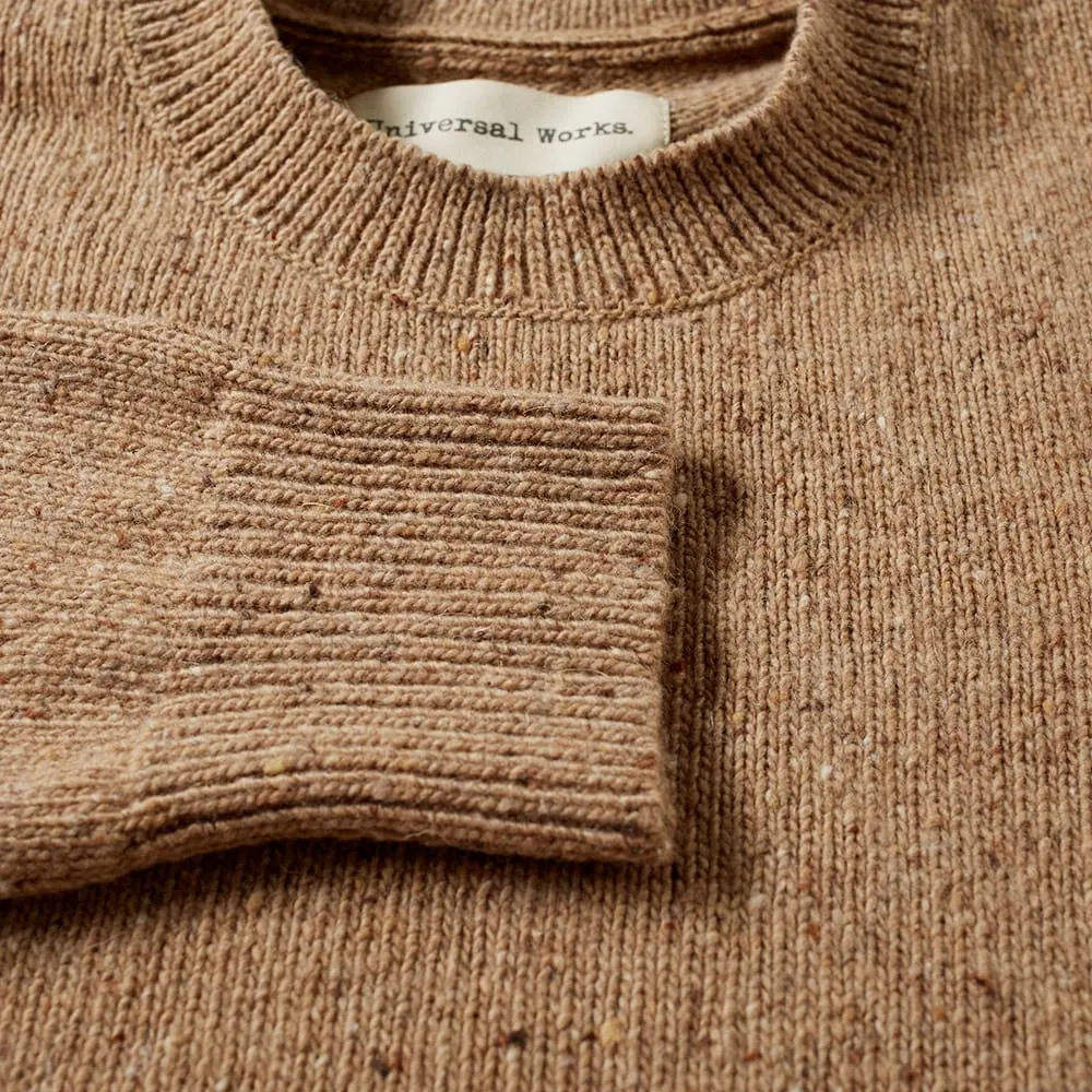 Taupe Fleck Fisherman Jumper by Universal Works