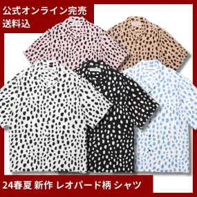 Unisex Street Style Shirt with Leopard Patterns by WACKO MARIA