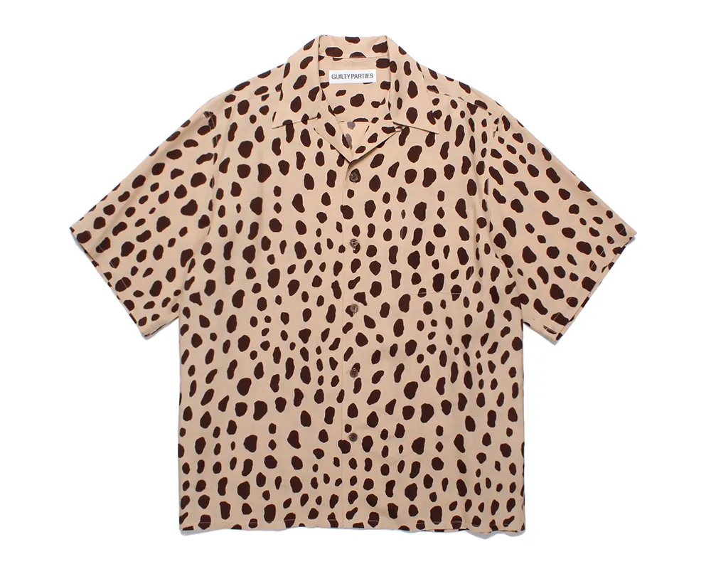 Unisex Street Style Shirt with Leopard Patterns by WACKO MARIA