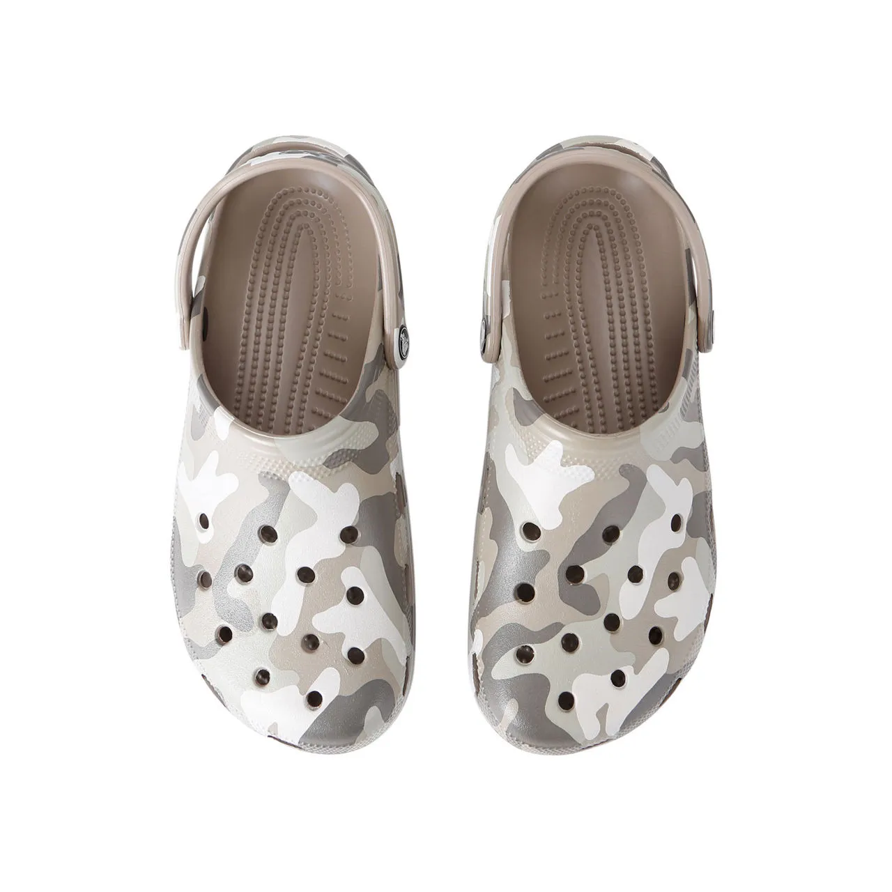 White Camo Clogs by CROCS