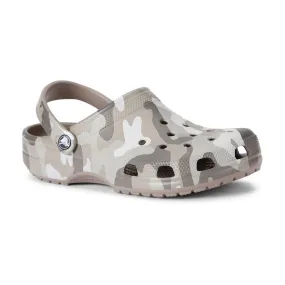 White Camo Clogs by CROCS