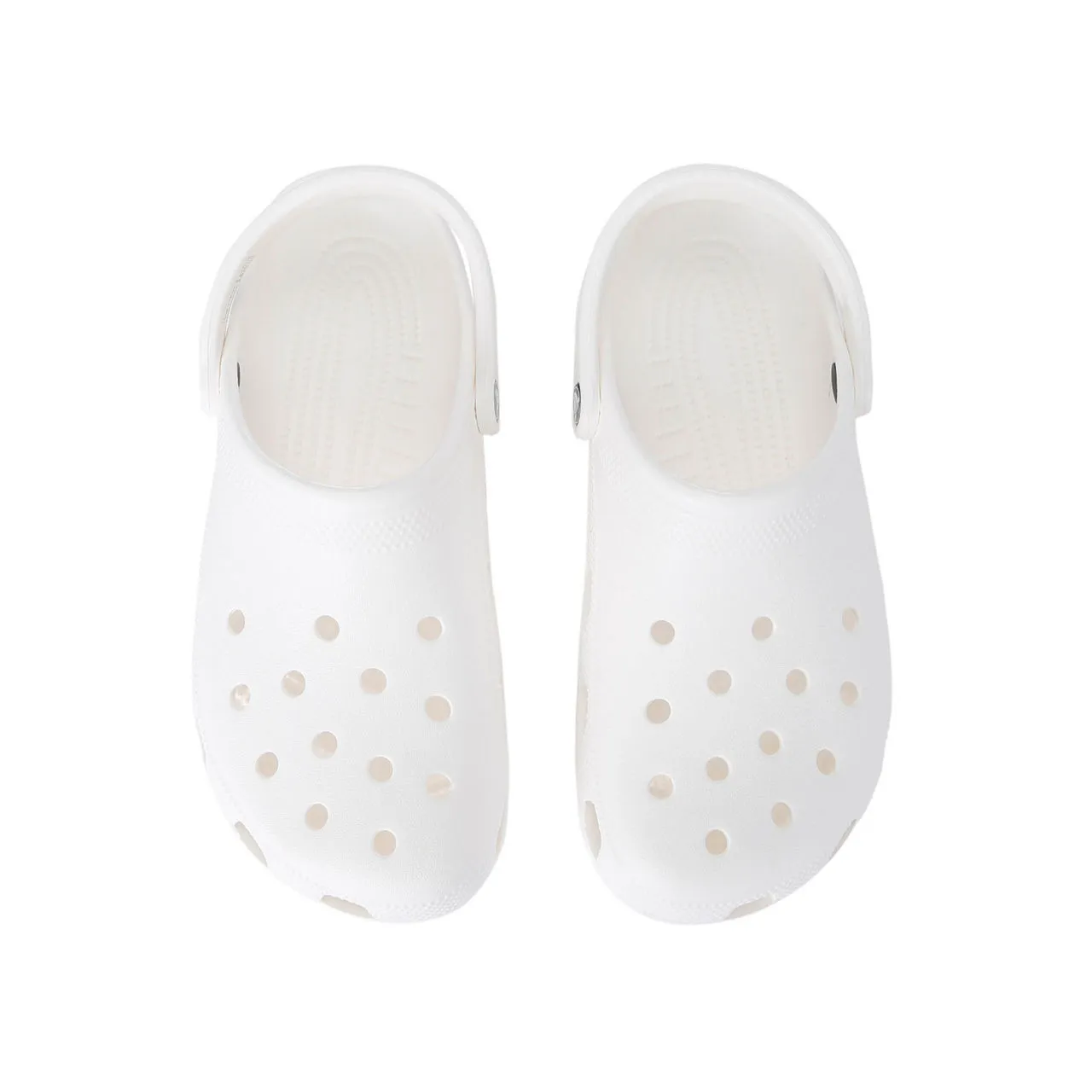 White Classic Clogs by CROCS