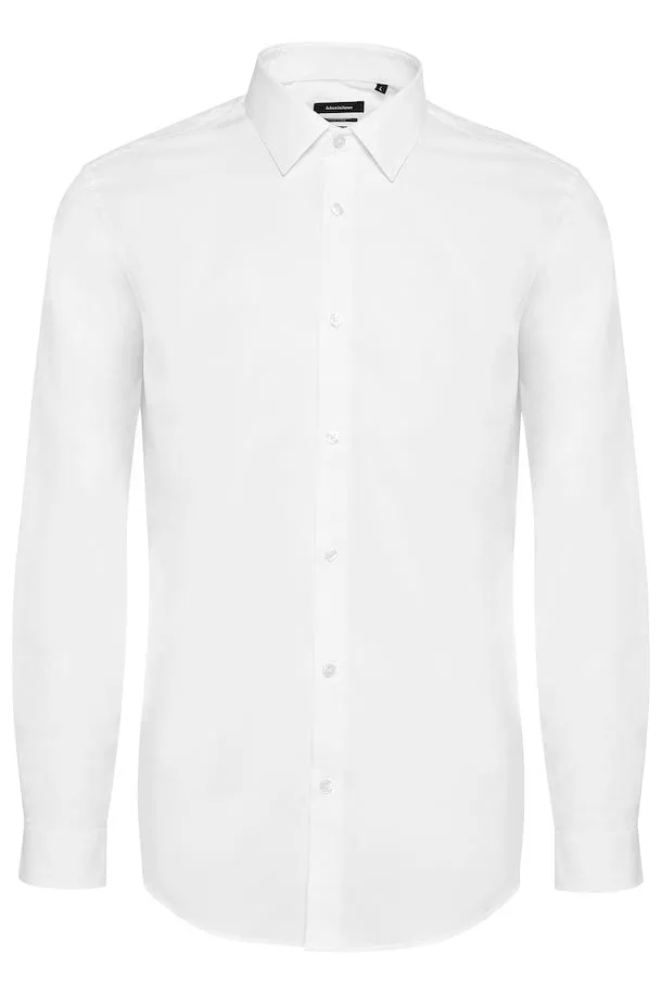 Matinique White Robo N Stretch Poplin Dress Shirt