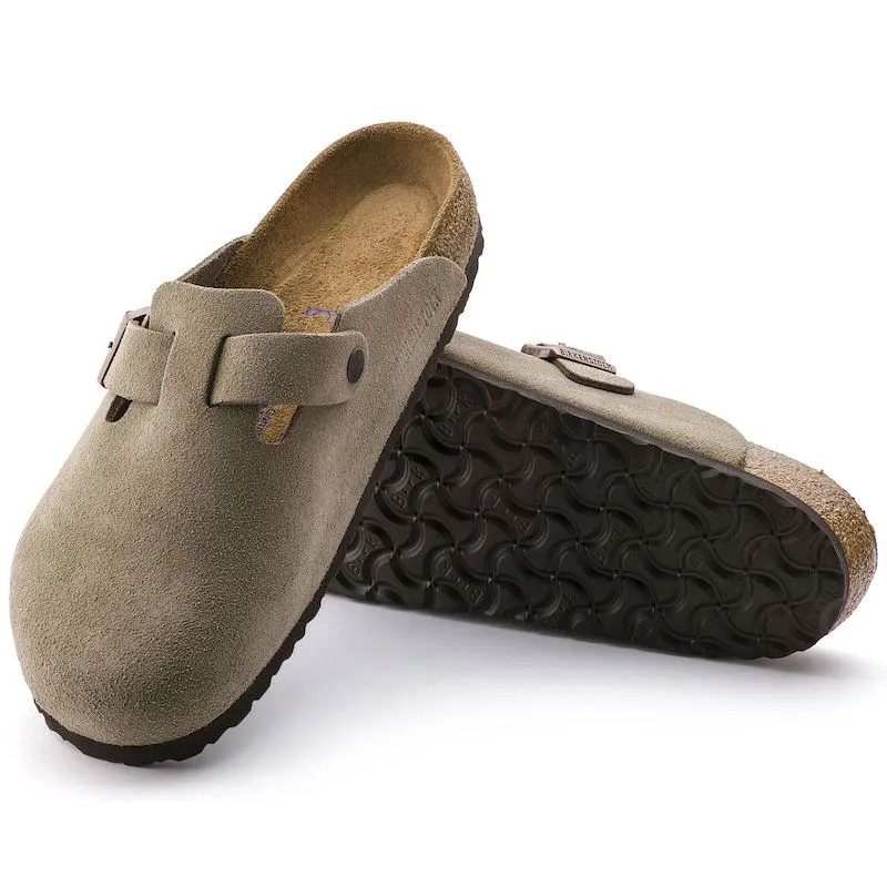 Taupe Suede Boston Soft Shoes