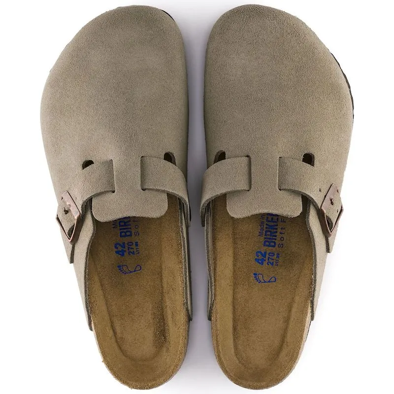 Taupe Suede Boston Soft Shoes