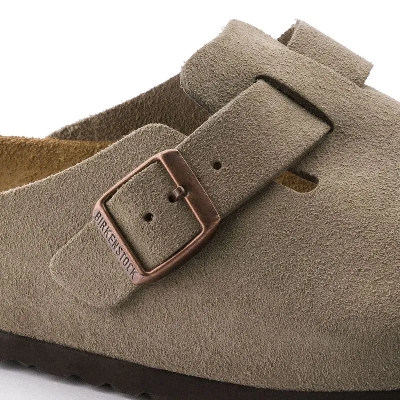 Taupe Suede Boston Soft Shoes