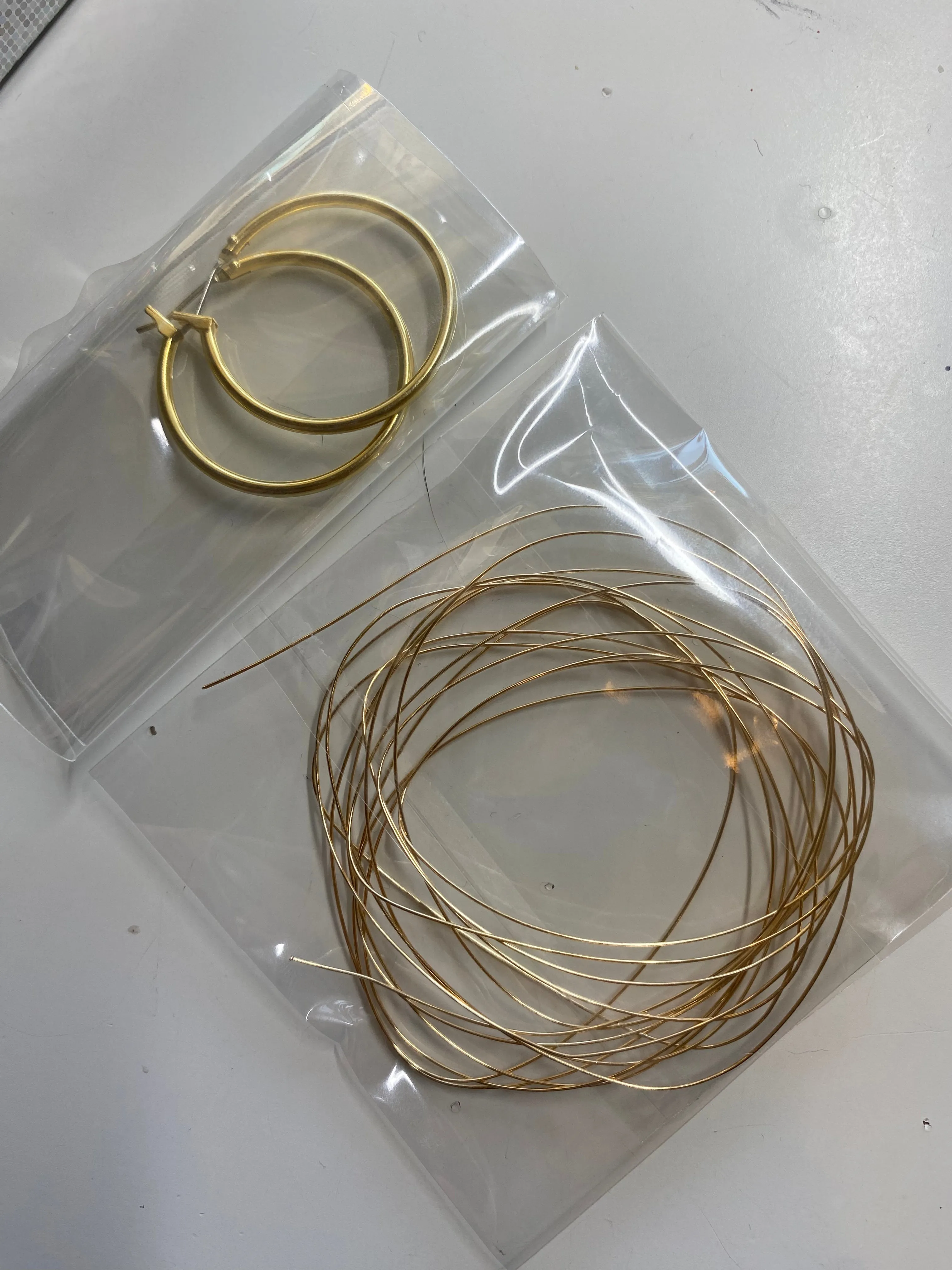 DIY Rainbow Stone Copper Hoop Kit