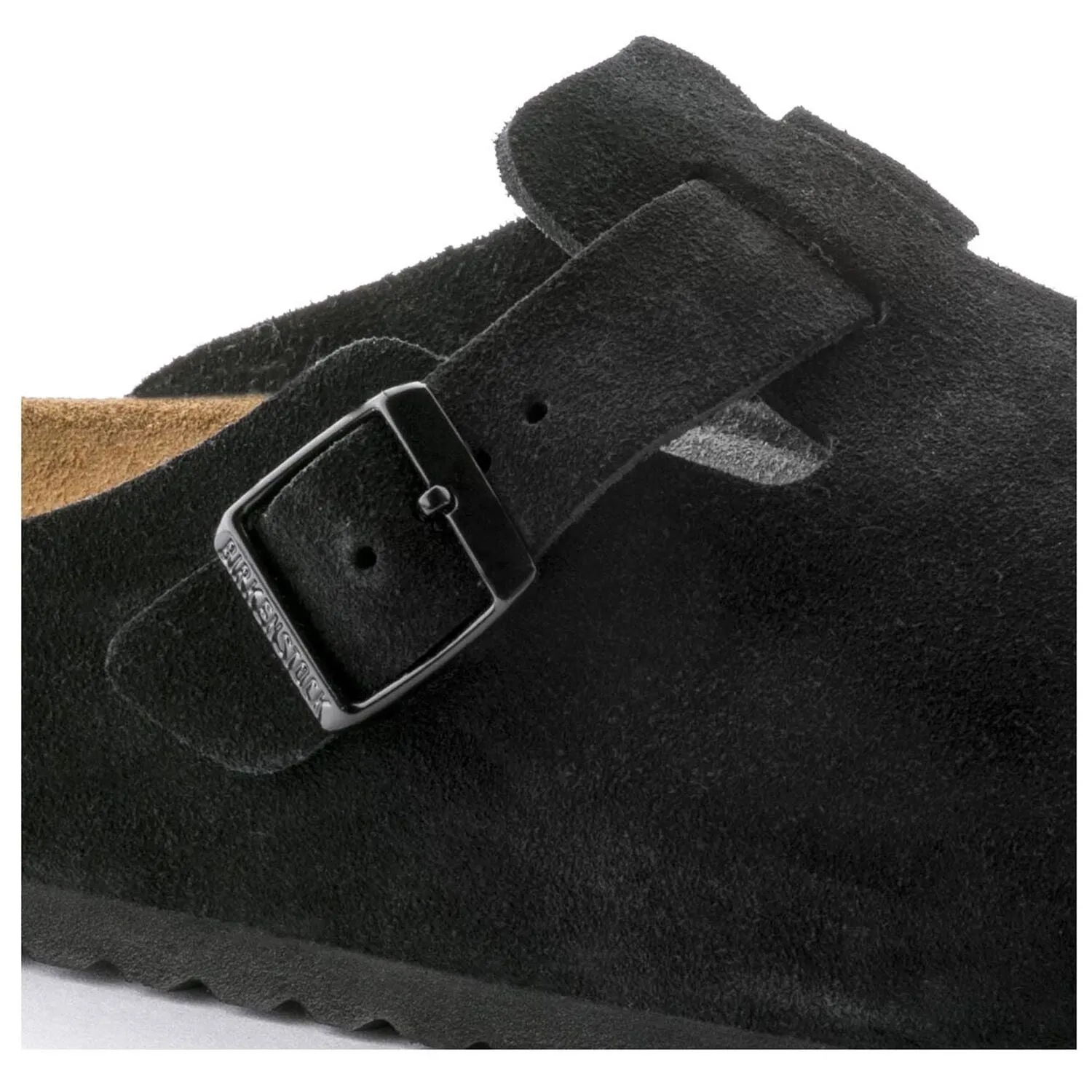 Black Suede Boston Soft Shoes