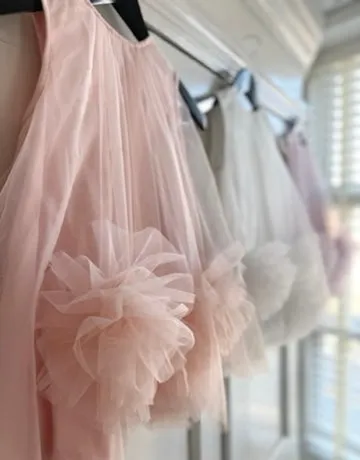 Rose White Tulle Dress by Dolly