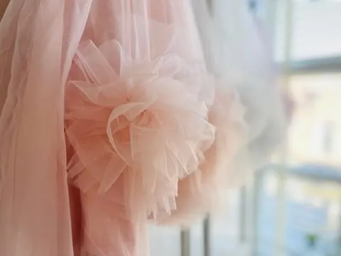 Rose White Tulle Dress by Dolly