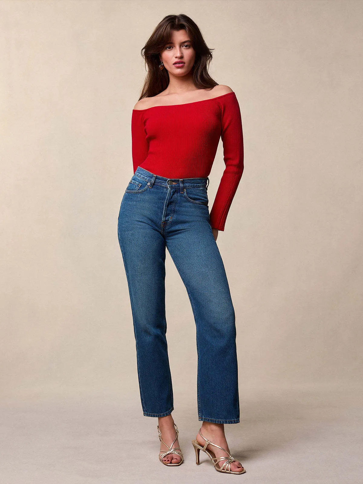 LiuJo Bottom-Up Skinny Jeans with Fold