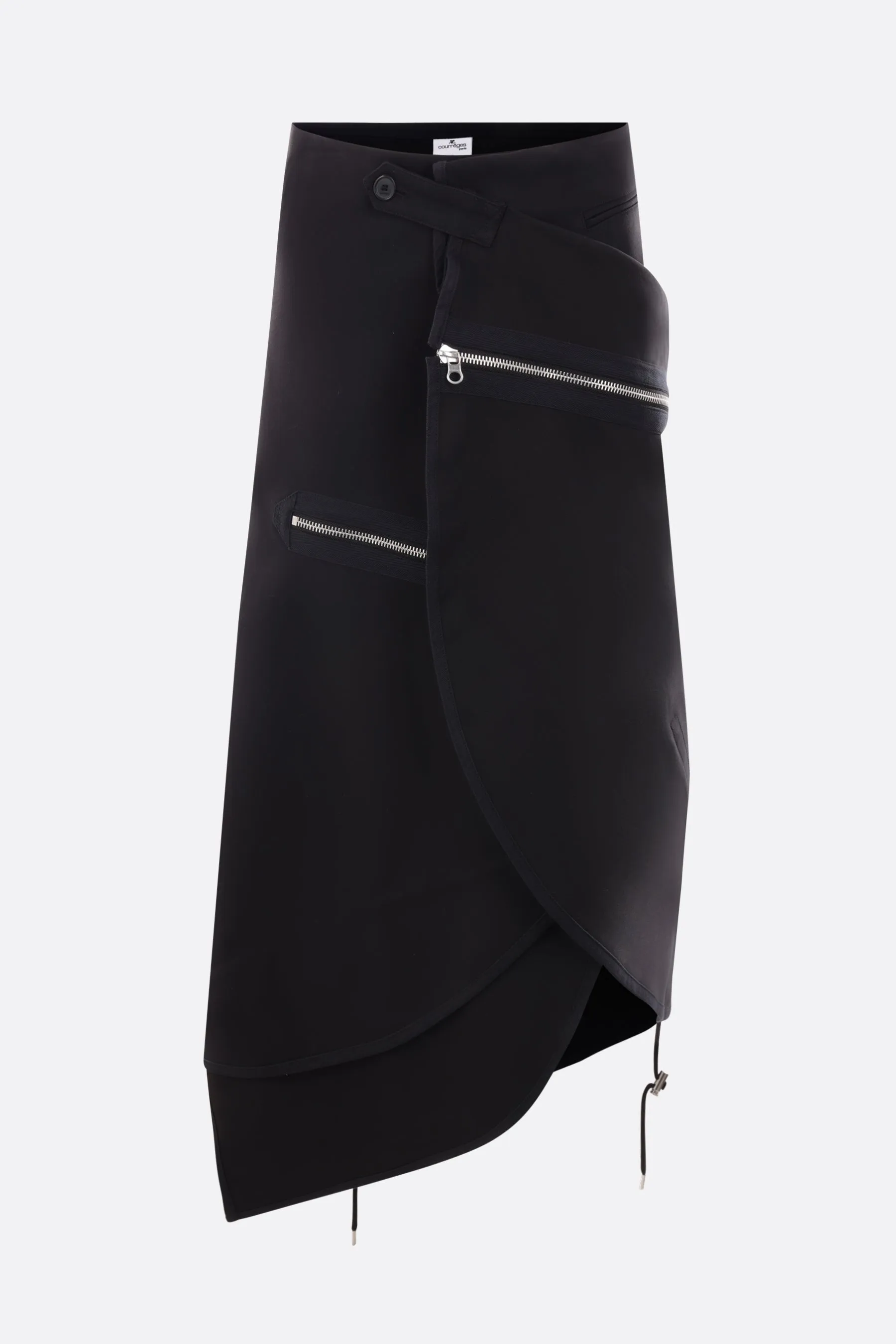 Modular Poplin Wrap Skirt